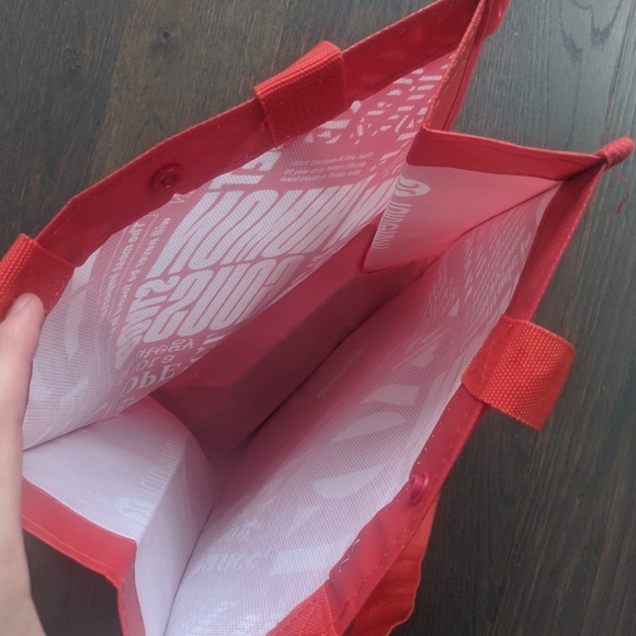 FREE Lululemon Reusable Tote Bag - Red - Picture 2 of 2